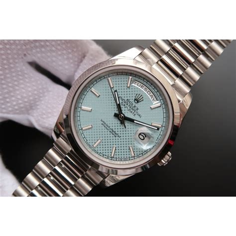 rolex replica blue diagonal motif|rolex model 228206.